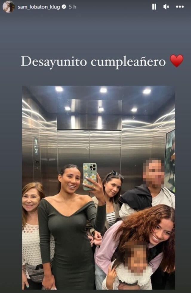  Samahara Lobatón celebró su cumpleaños con sus hermanos e hija. Foto: Instagram/Samahara Lobatón   