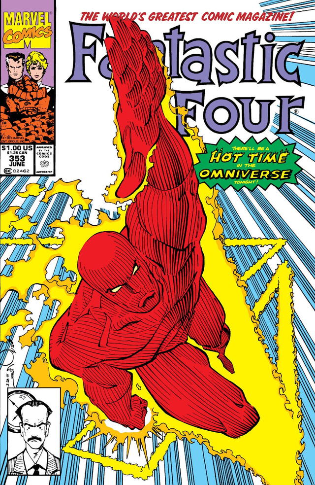 La portada del cómic en donde apareció por primera vez Mobius M. Mobius. Foto: Marvel Comics