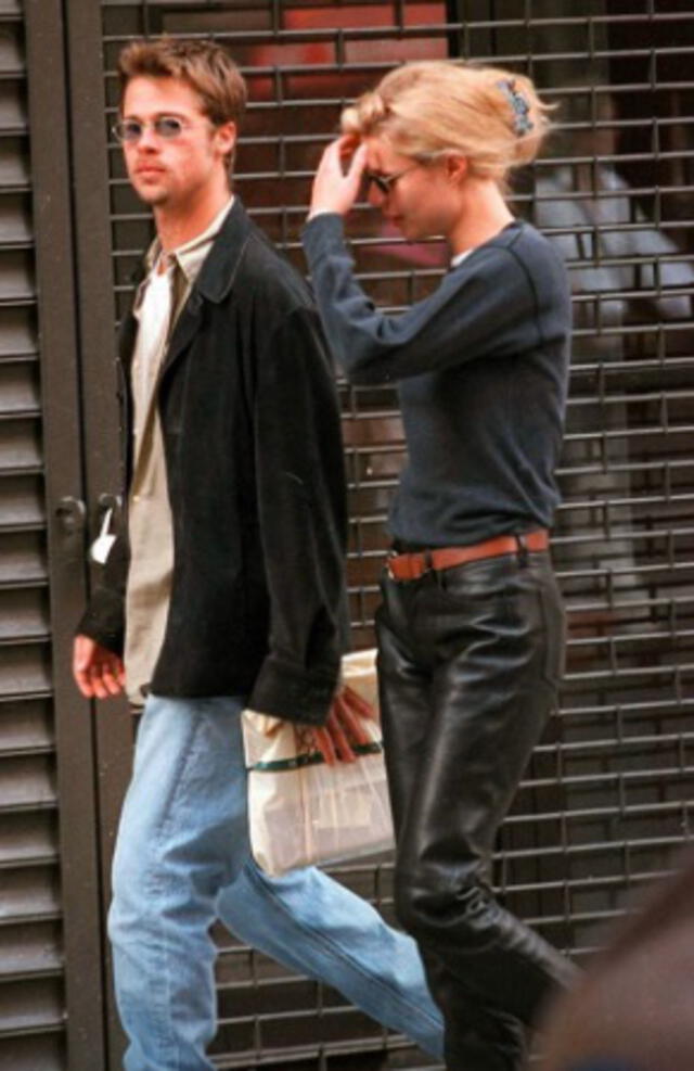 Brad Pitt y Gwyneth Paltrow. Foto: difusión