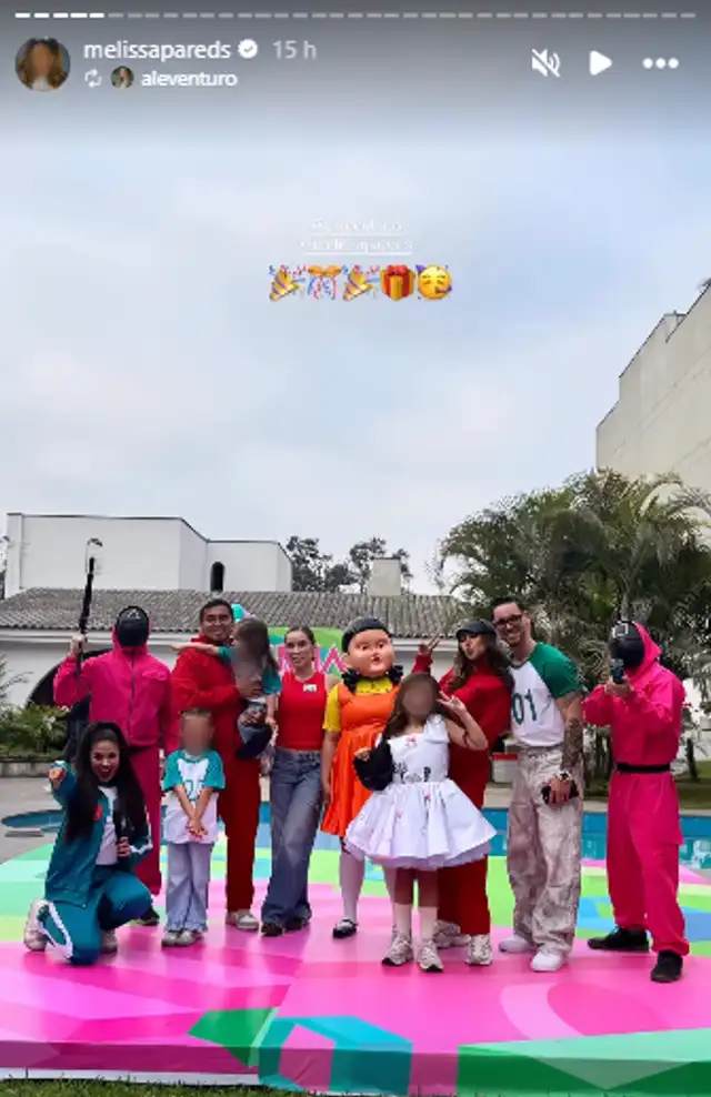 Melissa Paredes y Ale Venturo. Foto: captura Instagram   