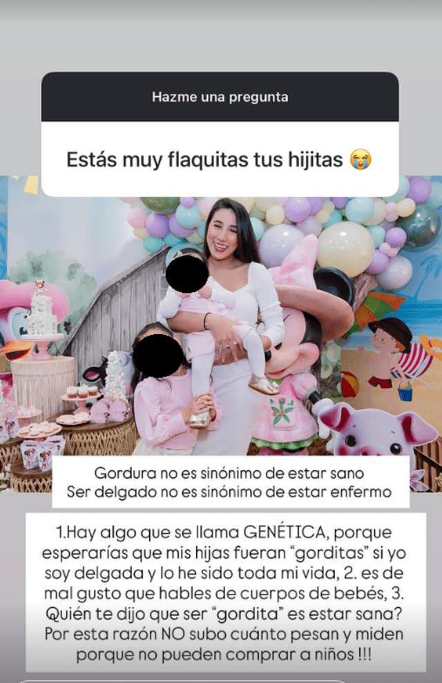 Samahara Lobatón respondió a usuario. Foto: Instagram. Samahara Lobatón respondió a usuario. Foto: Instagram.