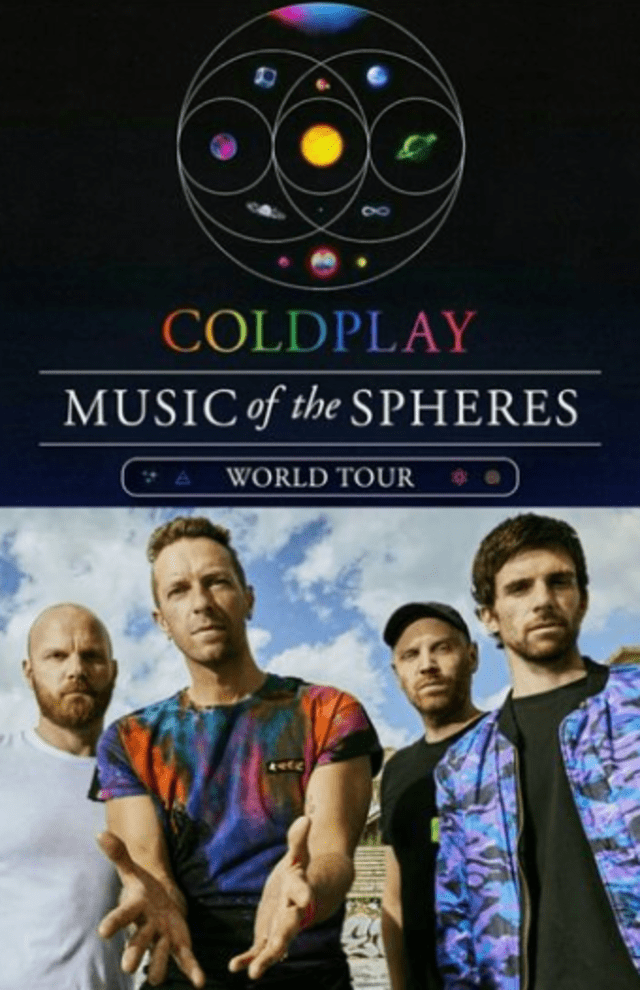 Coldplay ofrecerá una gira mundial en 2022. Foto: Instagram