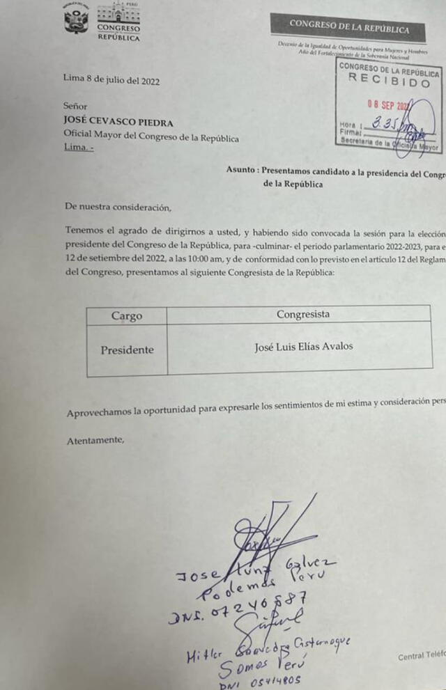 Foto: documento