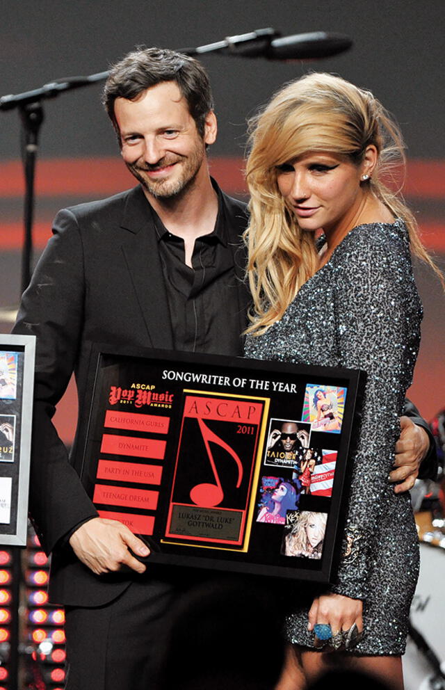 Dr. Luke y Kesha el 2011