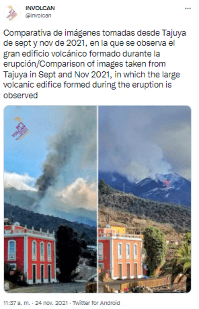 España: nueva colada de lava en La Palma destruye todo lo que encuentra a su paso