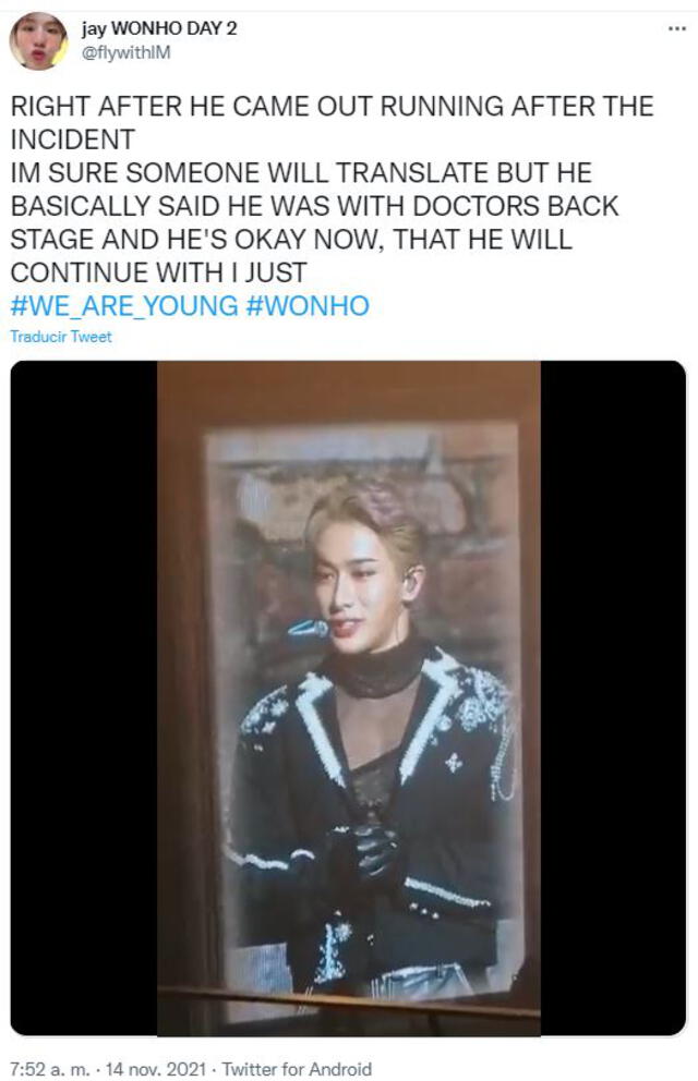 Fans cuentan lo que ocurrió en concierto de Wonho. Foto: Twitter