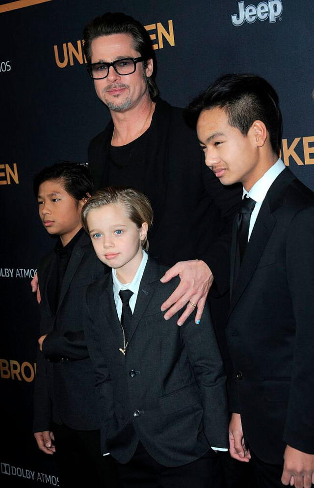 Brad Pitt dedicó su premio Oscar a sus hijos.