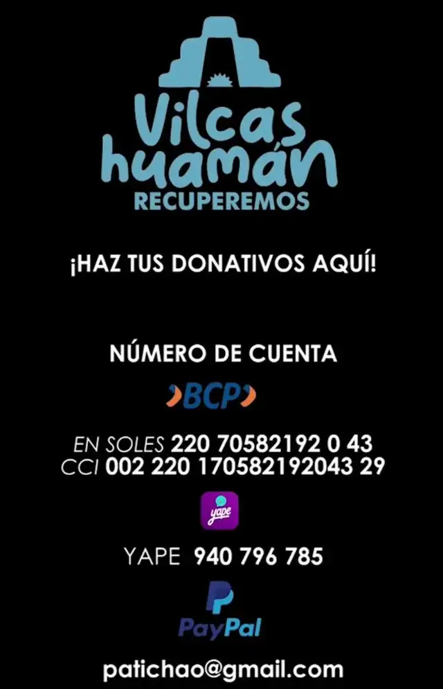 Información oficial para realizar donativos. Foto: captura Renata Flores Información oficial para realizar donativos. Foto: captura Renata Flores