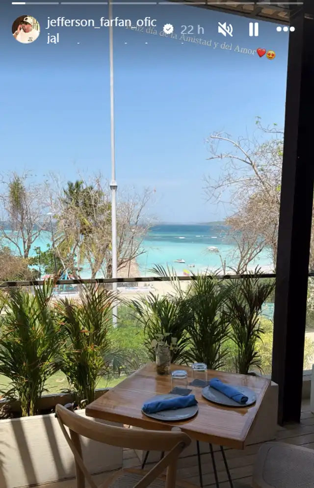 Jefferson Farfán vía historias de Instagram.   