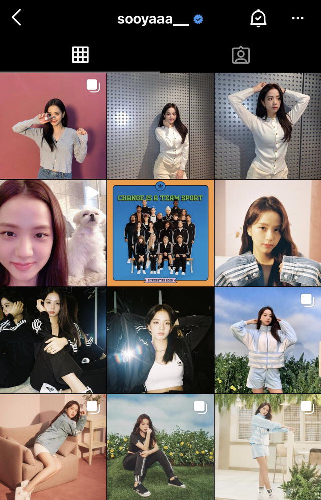 Feed de Instagram de Jisoo (sooyaaa__). Foto: vía Twitter