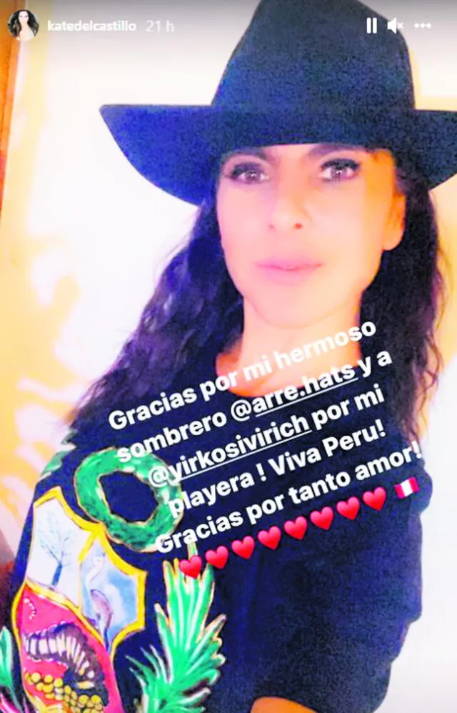 Kate mostró sus recuerdos en su cuenta de Instagram. Foto: captura instagram Kate del Castillo