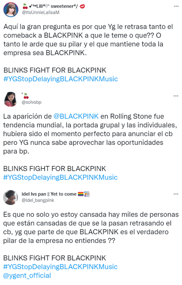 BLACKPINK comeback BLINK Twitter