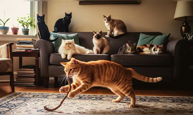 Especialista revela por qué los gatos naranjas suelen ser los más 'juguetones' entre todos los felinos