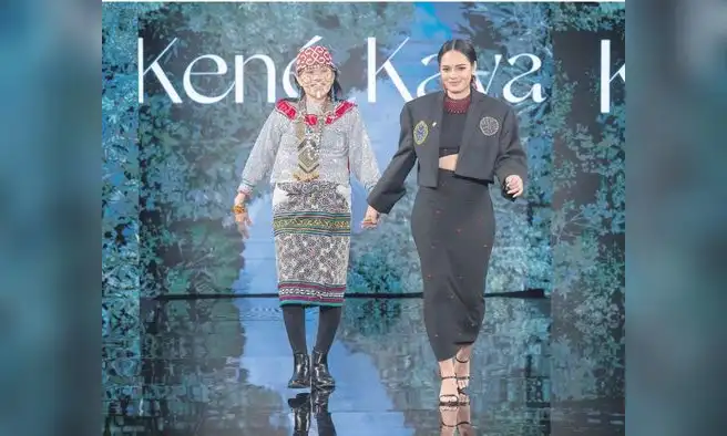 Arte Shipibo-Konibo en la Semana de la Moda de Nueva York