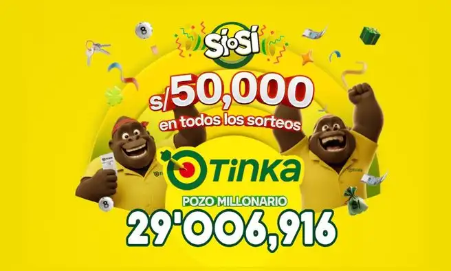 Resultados de La Tinka del domingo 20 de septiembre: números ganadores, premios del Pozo Millonario, boliyapa, S/50.000 y más