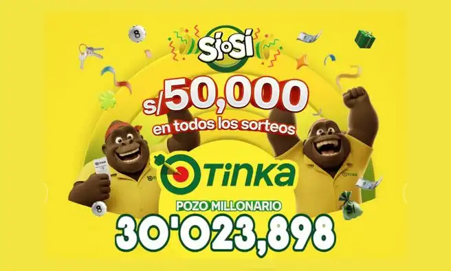 Resultados de La Tinka del domingo 27 de septiembre: números ganadores, premios del Pozo Millonario, boliyapa, S/50.000 y más Resultados de La Tinka del domingo 27 de septiembre: números ganadores, premios del Pozo Millonario, boliyapa, S/50.000 y más