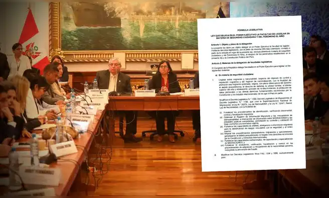 Comisión de Constitución aprueba dictamen de pedido de facultades solo en seguridad y Fenómeno El Niño Comisión de Constitución aprueba dictamen de pedido de facultades solo en seguridad y Fenómeno El Niño