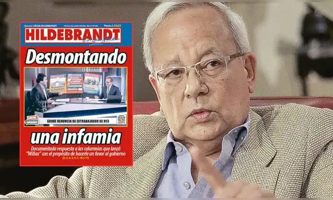 Hildebrandt en sus Trece asegura que no cometió delitos ni faltas tributarias por giró de cinco boletas a nombre de extrabajador