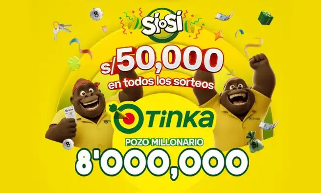 Resultados de La Tinka del miércoles 14 de octubre: números ganadores, premios del Pozo Millonario, boliyapa, S/50.000 y más