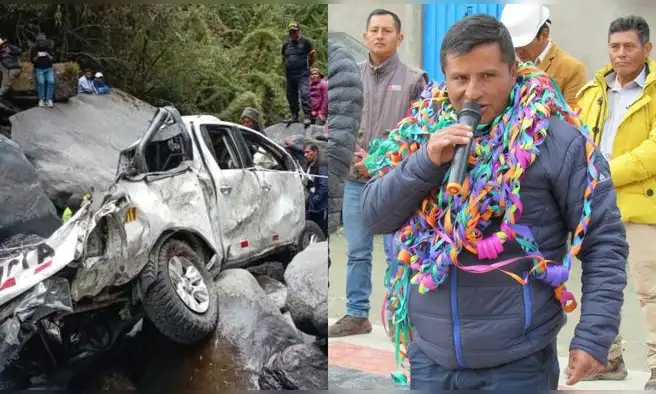 Puno: alcalde de Quiaca muere tras caer a un barranco con la camioneta que conducía con destino Juliaca Puno: alcalde de Quiaca muere tras caer a un barranco con la camioneta que conducía con destino Juliaca