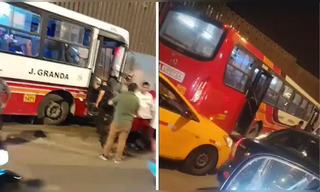 Atacan bus de la línea El Triángulo con pasajeros en SJM: es el segundo atentado en menos de un mes Atacan bus de la línea El Triángulo con pasajeros en SJM: es el segundo atentado en menos de un mes