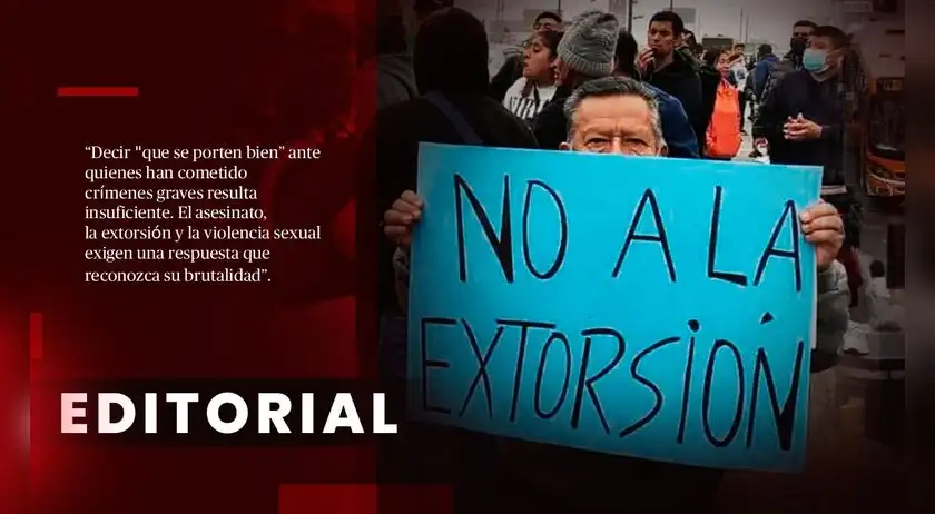 Al crimen, sin eufemismos