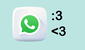 WhatsApp: ¿qué significan los emojis “:3” y “<3″ que se usan en los chats?