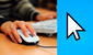 ¿Por qué el cursor del mouse está inclinado a la izquierda y no es recto? Aquí la respuesta