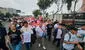 Gamarra: comerciantes marcharon en contra de las constantes extorsiones en el emporio