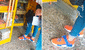 Fan de Dragon Ball causa furor con zapatillas de Gokú y le dicen: “Tiene el poder saiyajin”