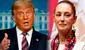 Trump suspende aranceles a México por un mes tras "muy amistosa" conversación con Claudia Sheinbaum