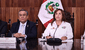 Dina Boluarte protege a Adrianzén y se opone a moción de censura en su contra tras masacre en Pataz