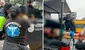 Adulta mayor queda en UCI tras caerle poste en la cabeza en estación Naranjal del Metropolitano