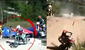 Motociclistas se salvan de morir tras chocarse durante competencia de motocross en Cajamarca