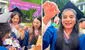 Peruana se gradúa en China y sorprende a sus compañeros al obsequiarles llaveros de llamitas: “Un pedacito de Perú en Asia”
