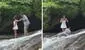 Novio iba a pedirle matrimonio a su pareja en cascada, pero terminó cayendo: "Y se marchó..."