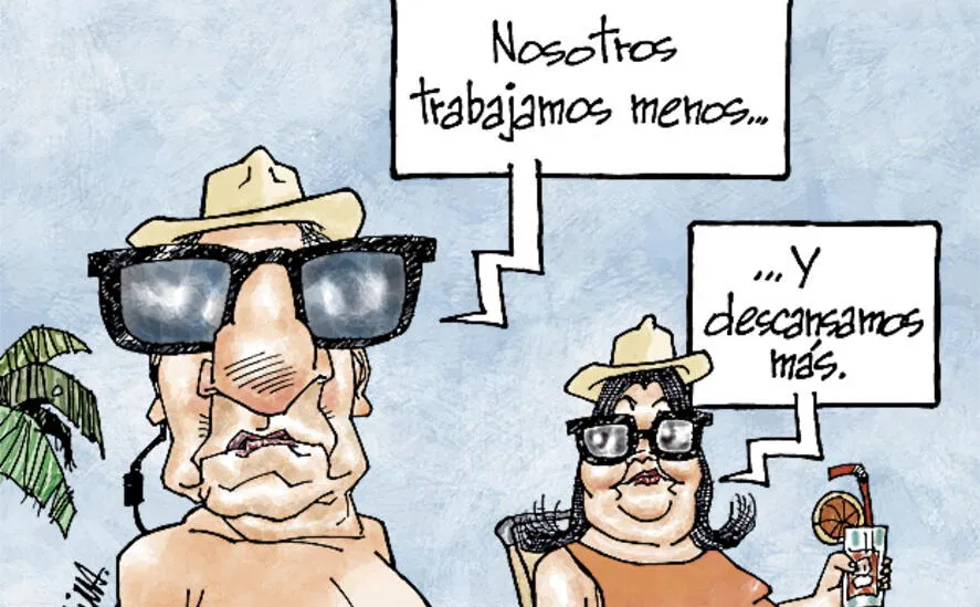 Nano Guerra García es sorprendido veraneando en playa del norte durante cesión de comisión del Comgreso.