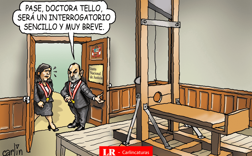 Caricatura política de Carlincatura del 1 de marzo de 2025, Inés Tello, JNJ