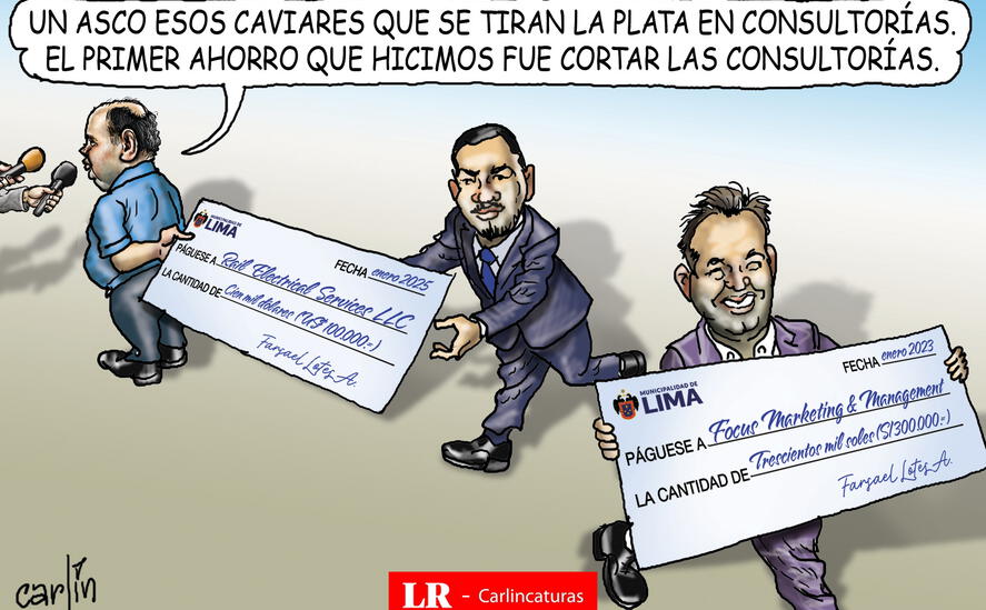 Caricatura política de Carlincatura del 6 de marzo de 2025, Rafael López Aliaga