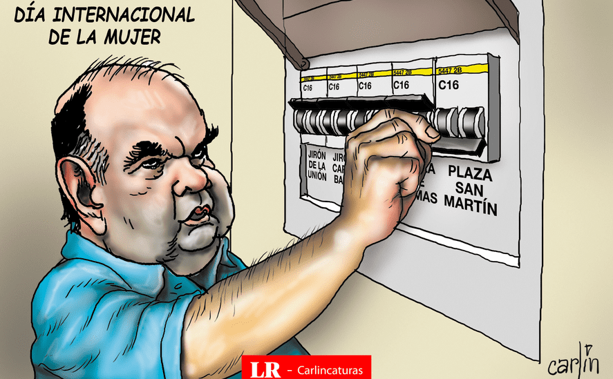 Caricatura política de Carlincatura del 11 de marzo de 2025, Rafael López Aliaga