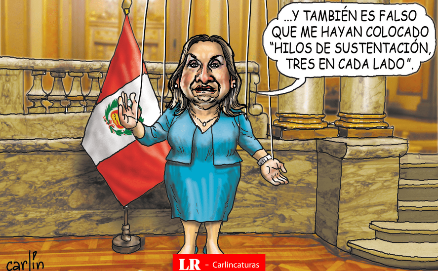 Caricatura política de Carlincatura del 19 de marzo de 2025, Dina Boluarte