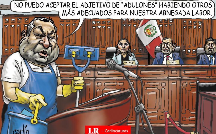 Caricatura política de Carlincatura del 11 de abril de 2025, Eduardo Salhuana,  Patricia Juárez