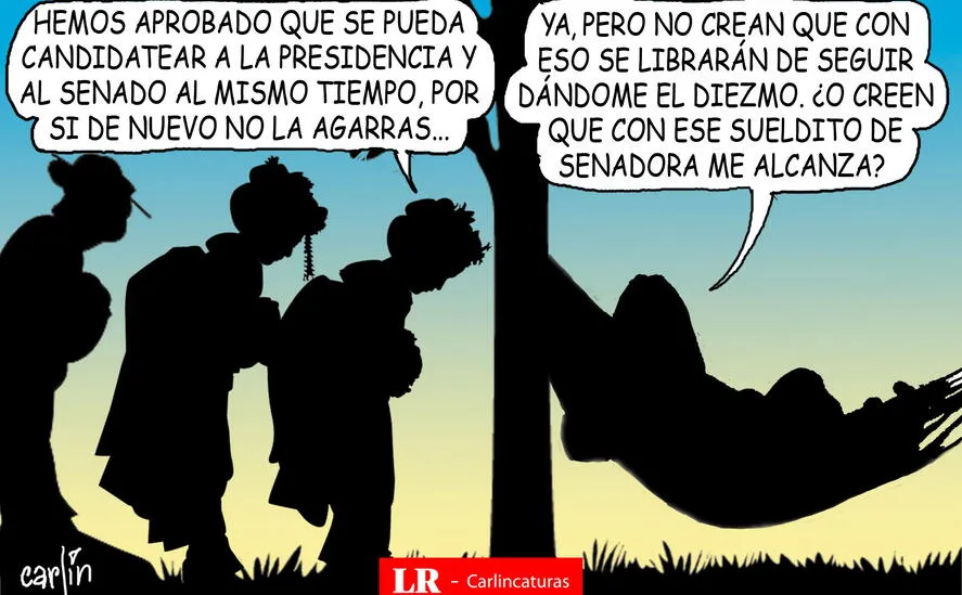 Caricatura política de Carlincatura del 23 de abril de 2025