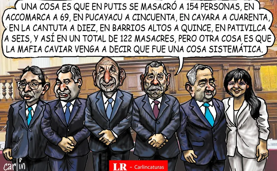 Caricatura política de Carlincatura del 26 de abril de 2025, Fernando Rospigliosi