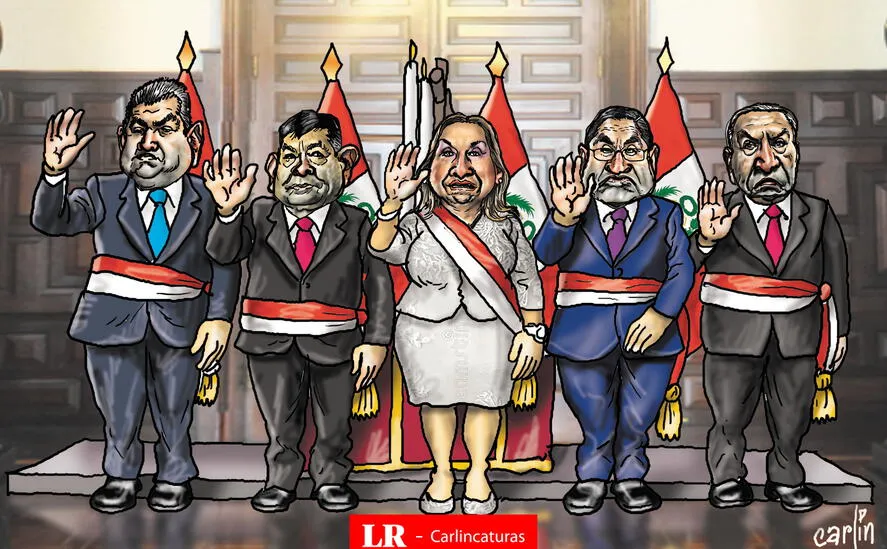 Caricatura política de Carlincatura del 17 de mayo de 2025, Dina Boluarte