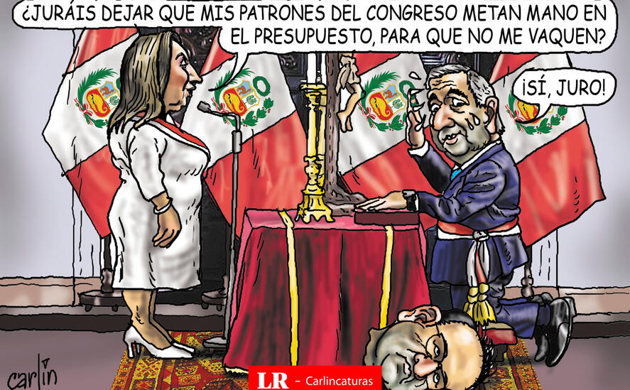Caricatura política de Carlincatura del 29 de mayo de 2025, Dina Boluarte.