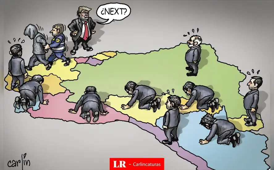 Caricatura política de Carlincatura del 6 de enero de 2026