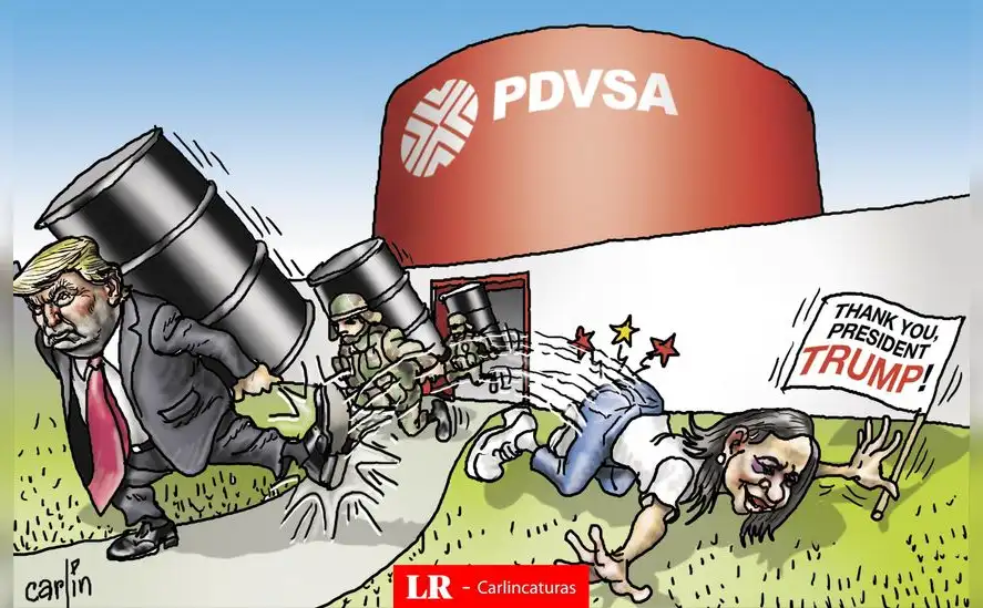 Caricatura política de Carlincatura del 9 de enero de 2026