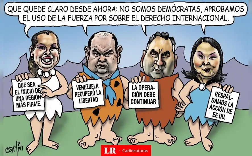 Caricatura política de Carlincatura del 12 de enero de 2026