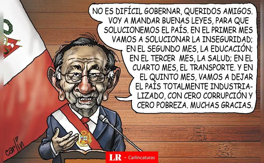 Caricatura política de Carlincatura del 20 de febrero de 2026